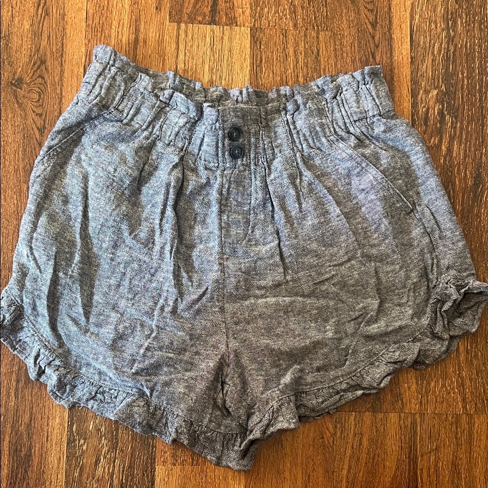 Time and Tru High Waist Gray Women's Shorts